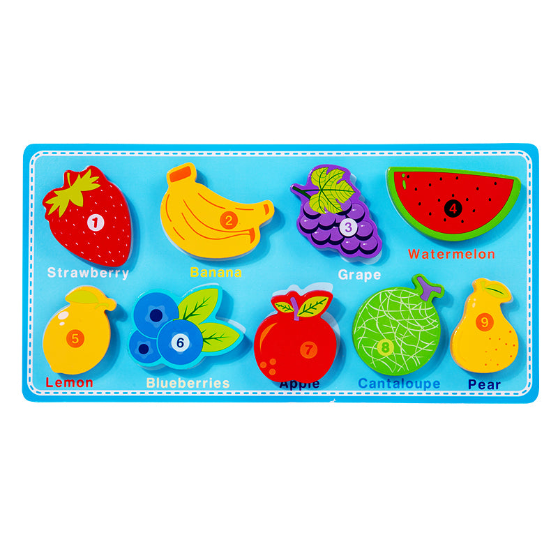 Colorful wooden tear-away toy, a puzzle toy for concentration, stacking, shape and color recognition, with tear-away learning magic tags, the perfect preschool gift.