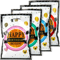 40 Piece Birthday Party Plastic Gift Bags - Candy Bags, Bulk Snack Bags with Handles, Suitable for Birthday Parties, Thanksgiving, Christmas