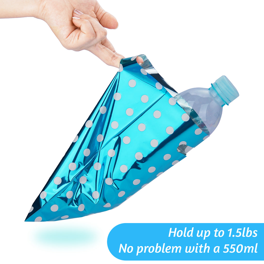 50 Piece Polka Dot Birthday Party Gift Bags, Candy Bags (with Handles), Party Snack Bags, Suitable for Birthdays, Parties, and Wedding Party Decorations